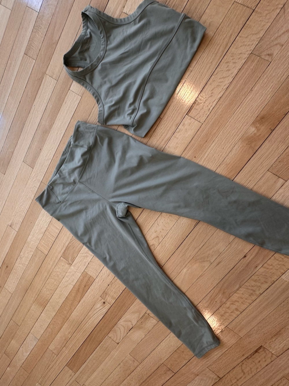 Harmony & Balance 2-Piece Tank & Leggings Womens Active Wear Set